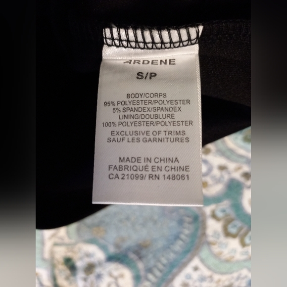 NWOT Sexy Sleek Black Satiny Zip Up Body Con Dress with off the shoulder sleeves - Picture 5 of 5